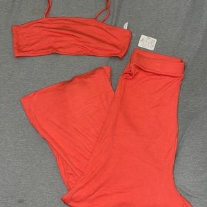 Free people set pants and top